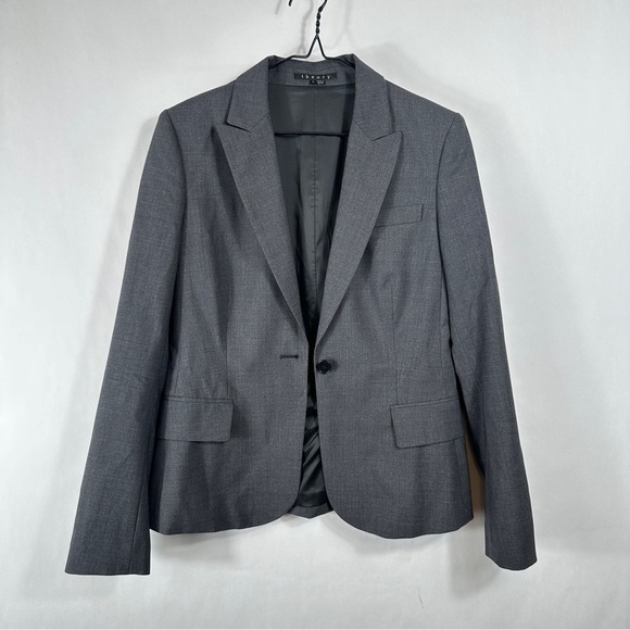 Theory Gray Blazer | US Size 10 - Picture 2 of 13